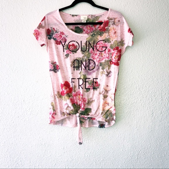 Daytrip Tops - Daytrip Front Tie Shirt